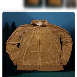 American Apparel Brown Velour Jacket
